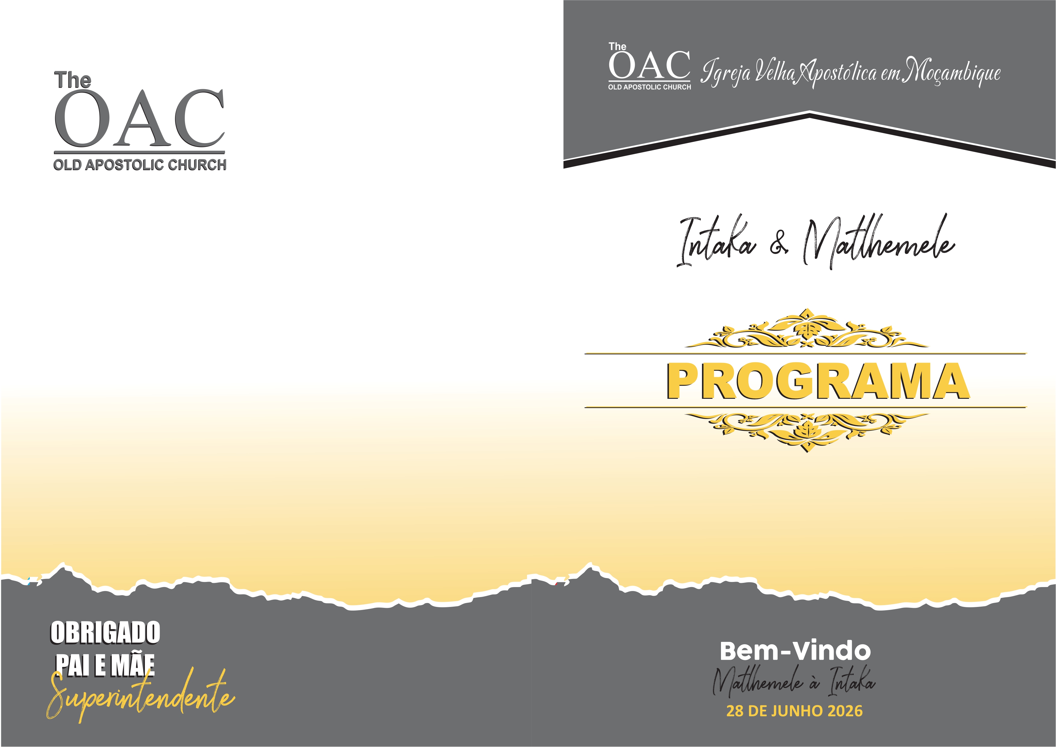 Programa Crisma de Intaka 2026 - Página 1